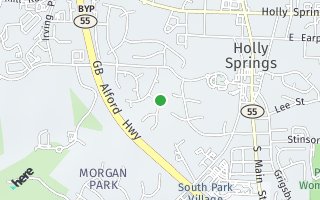 Map of 109 Chilmark Ridge Drive, Holly Springs, NC 27540, USA