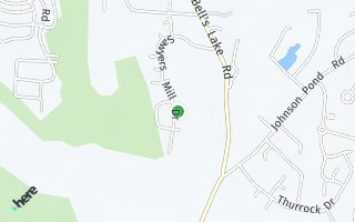 Map of 3609 Sawyers Mill Dr., Apex, NC 27539, USA