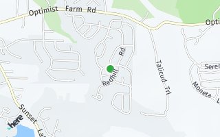 Map of 409 Streamwood Dr., Holly Springs, NC 27540, USA
