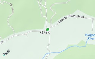 Map of Hwy 215 Oark, Oark, AR 72852, USA