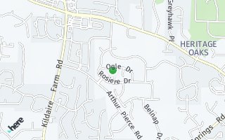 Map of 1425 Bond Gardens Rd, Cary, NC 27518, USA
