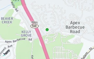 Map of 1121 Bungalow Park Drive, Apex, NC 27502, USA