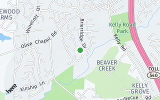 Map of 305 Chapel Valley Lane, Apex, NC 27502, USA