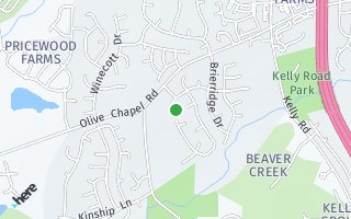 Map of 209 Kelly West Dr., Apex, NC 27502, USA