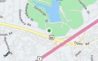 Map of 1314 Queensferry Rd., Cary, NC 27511, USA