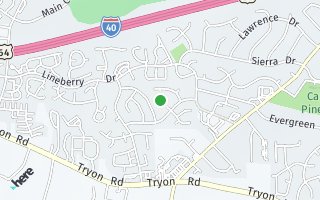 Map of 2412 Farlow Gap Ln, Raleigh, NC 27603, USA