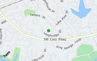 Map of 1430 Lake Pine Drive, Cary, NC 27511, USA