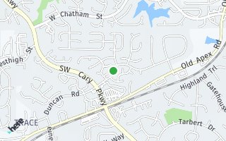 Map of 113 Tabula Place, Cary, NC 27513, USA