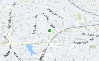 Map of 113 Sycamore St., Cary, NC 27513, USA