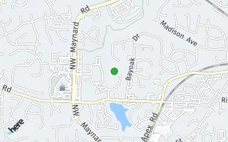Map of 321 Orchard Park Dr., Cary, NC 27513, USA