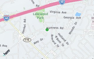 Map of 404 Hartness Road, Statesville, NC 28677, USA