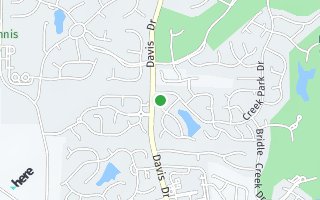 Map of 206 Halpen Drive, Cary, NC 27513, USA