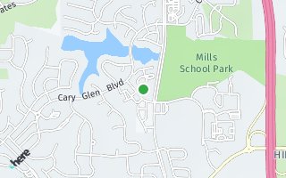 Map of 418 Waterford Lake Drive, Cary, NC 27519, USA