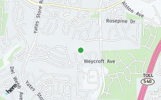 Map of 300 Weycroft Grant Drive, Cary, NC 27519, USA