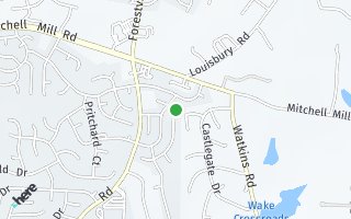 Map of 3609 Watkins Ridge Ct, Raleigh, NC 27616, USA
