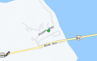 Map of 612 Pirates Way, Manteo, NC 27954, USA