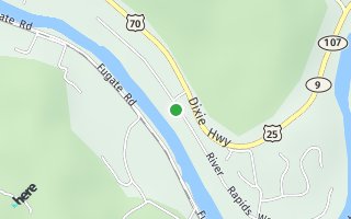 Map of Lot 21 River Rapids Way, Del Rio, TN 37727, USA