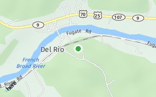 Map of 160 Summer House Hollow Road, Del Rio, TN 37727, USA