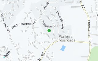 Map of 9012 Willington Place, Wake Forest, NC 27587, USA