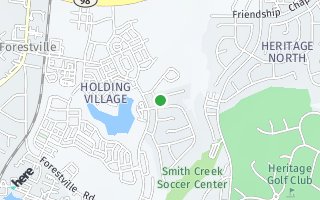 Map of 904 Coral Bell Dr, Wake Forest, NC 27587, USA