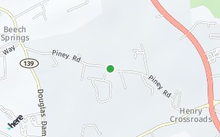 Map of Piney Road, Kodak, TN 37764, USA