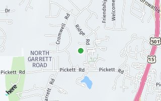 Map of 3506 Ridge Rd, Durham, NC 27705, USA