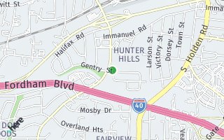Map of 3700 Gentry Street, Greensboro, NC 27407, USA