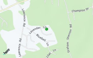 Map of 3536 Lavender Ln., Wake Forest, NC 27587, USA
