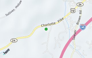 Map of 7661 Charlotte Pike, Nashville, TN 37209, USA