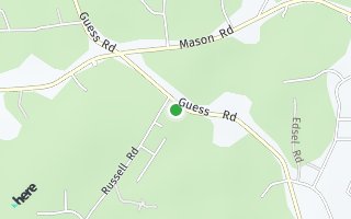 Map of 6477 Guess rd, Durham, NC 27712, USA