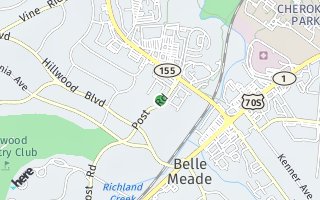Map of 4500 Post Road D-44, Nashville, TN 37205, USA