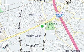 Map of 3629 West End avenue 102, Nashville, TN 37205, USA