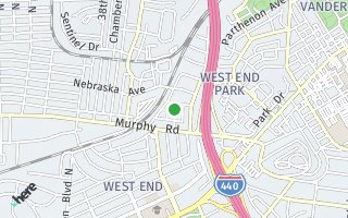 Map of 413 Greenway Avenue, Nashville, TN 37205, USA