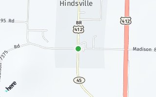 Map of Rt6 Hindsville, Hindsville, AR 72738, USA