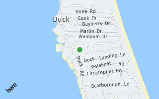 Map of 101 Schooner Ridge Drive, Duck, NC 27949, USA