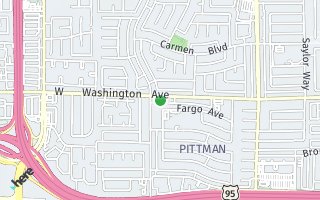 Map of 6379 W Washington Avenue, Las Vegas, NV 89107, USA