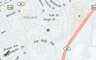 Map of 1614 Russell St, Morristown, TN 37813, USA