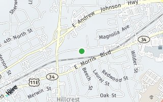 Map of 1604 Morningside Drive, Morristown, TN 37814, USA