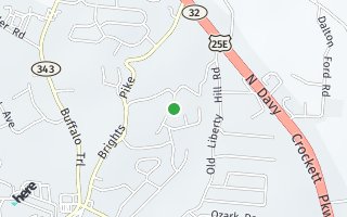 Map of 2018 Brights View Lane, Morristown, TN 37814, USA