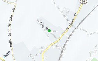 Map of Lot 7 Easy St, Bulls Gap, TN 37711, USA