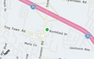 Map of 1289 Northfield Dr Ste 3, Clarksville, TN 37040, USA