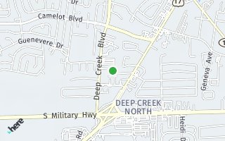 Map of 2701  Janice Lynn Ct., Chesapeake, VA 23323