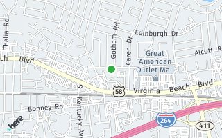 Map of 3829 Lampl Ave, Virginia Beach, VA 23452, USA