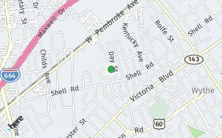 Map of 630  G St., Hampton, VA 23661