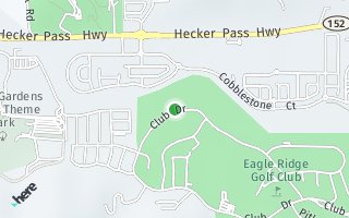 Map of 2480 Club Drive, Gilroy, CA 95020, USA