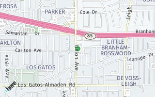 Map of Lakebird, San Jose, CA 95124, USA