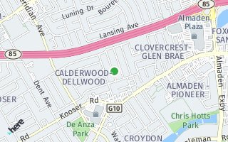 Map of 5344 Garwood Drive, San Jose, CA 95118, USA