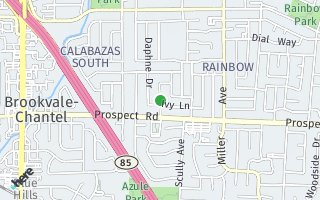 Map of 1640  Clarkspur Ln, San Jose, CA 95129, USA