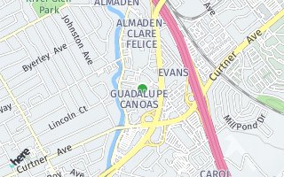 Map of 2150 Almaden Road Space 25, San Jose, CA 95125, USA