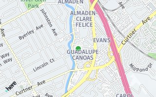 Map of 2150 Almaden Road Space 142, San Jose, CA 95125, USA